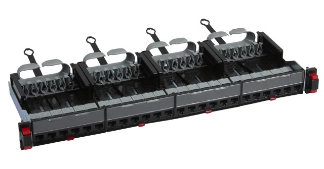 Legrand LCS³ patch panel — Black — 033750