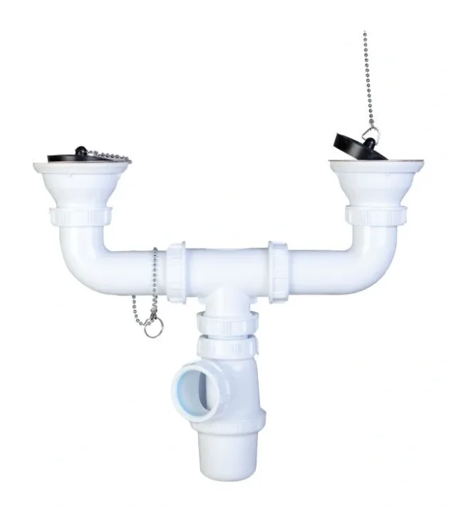 Waste tee double bowl — EJIM JCU3027