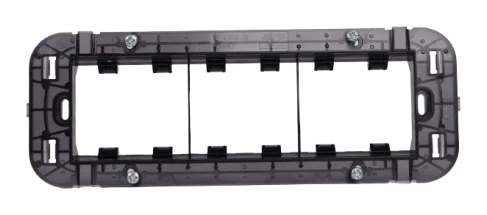 Mounting frame rectangular 6 modules for box 2506 — SOMEF 45B66ST
