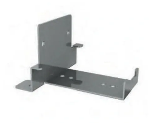 Internal modularity — rear fastening bracket for cable ducts