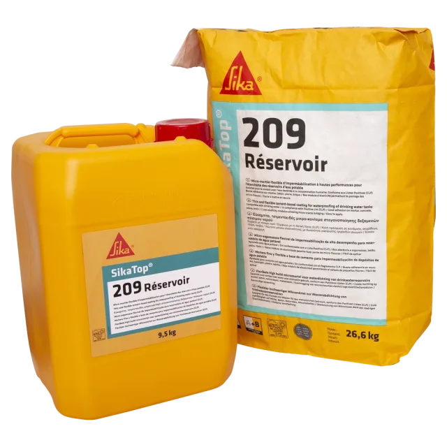 SikaTop®-209 Réservoir — Flexible waterproofing mortar for tanks