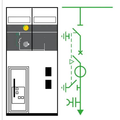 Schneider Electric SM6-24 DMVL-A — Medium-voltage (MV) switchgear cubicle — Disconnectable vacuum circuit breaker