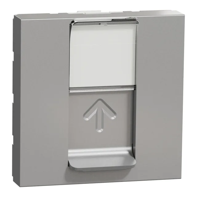 Prise RJ45 Cat.6 UTP New Unica NU341530 — aluminium
