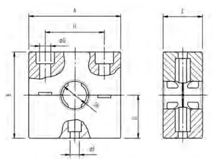 Fasteners — Heavy conduit clamp collar (V0 UL94) 5048