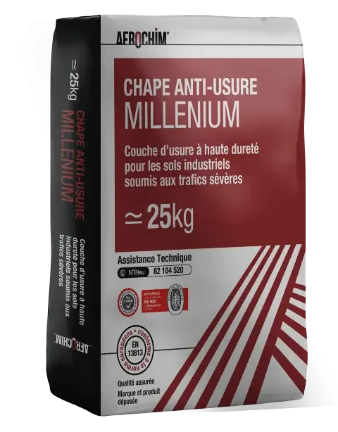 CHAPE ANTI-USURE MILLENIUM heavy-traffic floor hardener