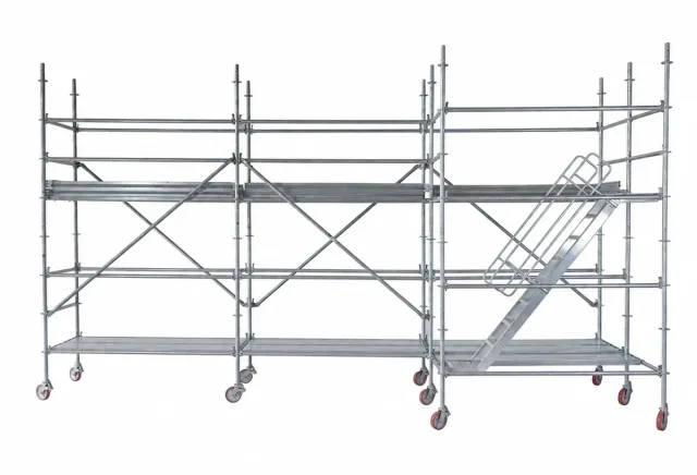 Rosette-node multidirectional scaffolding