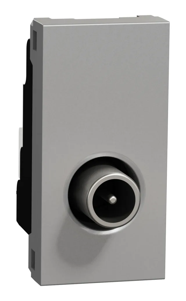 New Unica NU346130 tv socket — aluminium
