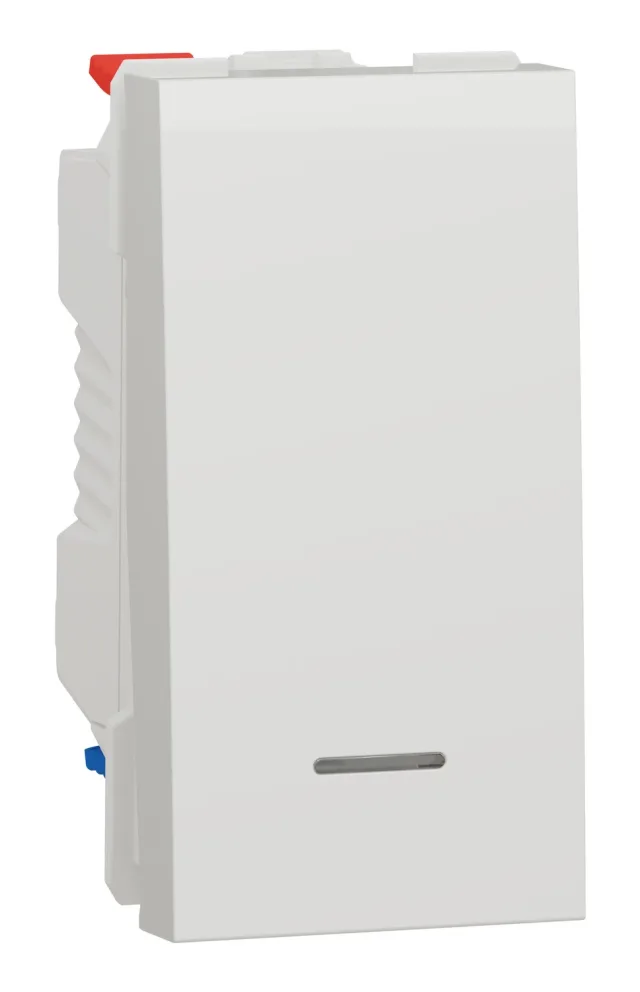 New Unica NU310318S two-way switch — white