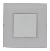 Decorative wall plate LINA 2d white — SOMEF 43PL32B