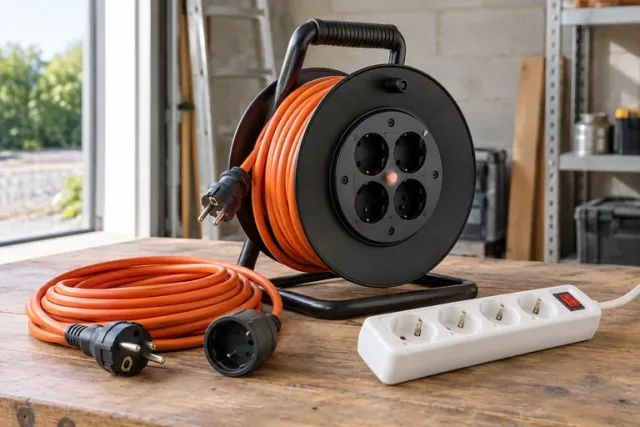 Range selection: Extension leads, cable reels & power strips