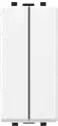 STIEL ALPHA double one-way switch white