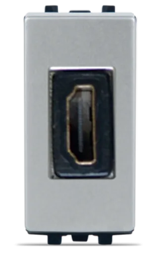 STIEL ALPHA HDMI socket silver