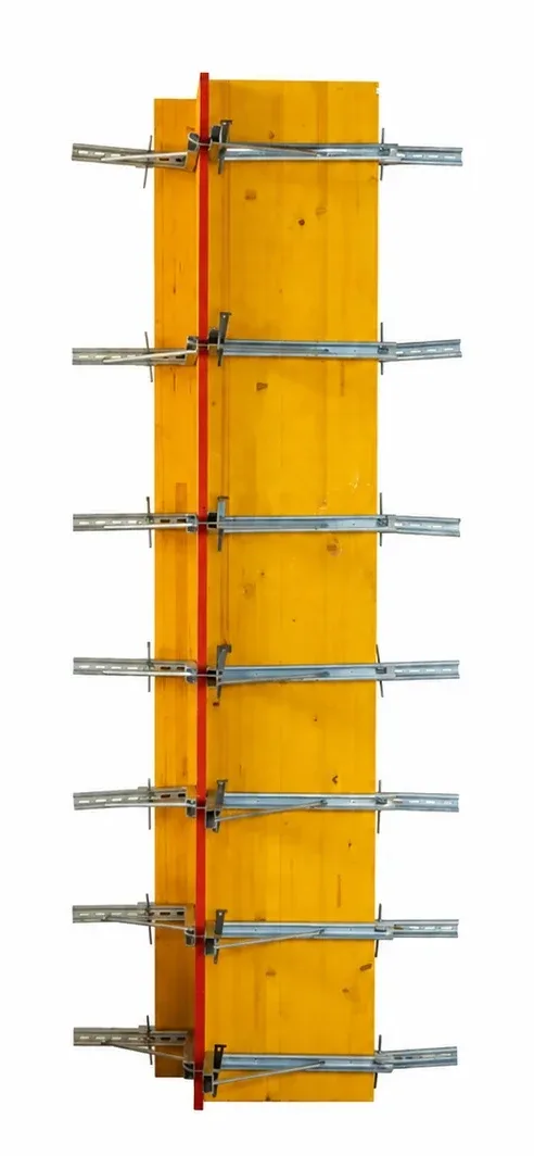 Timber column formwork with yokes
