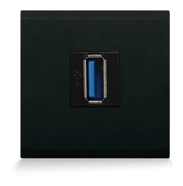 USB feed-through socket 3.0 2 modules NERA 43 — SOMEF 432043/2