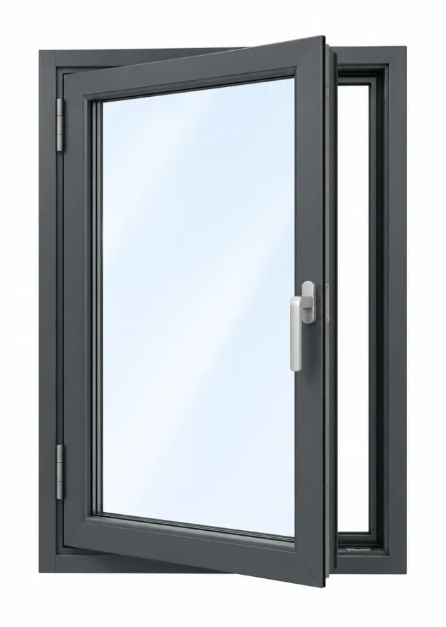 Fenêtre aluminium oscillo-battante — 1 vantail
