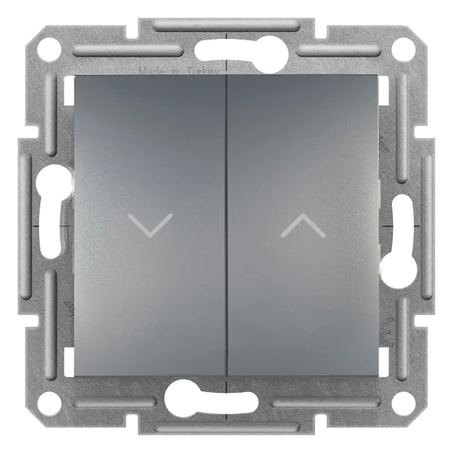 Asfora EPH1300562 roller blind switch — steel
