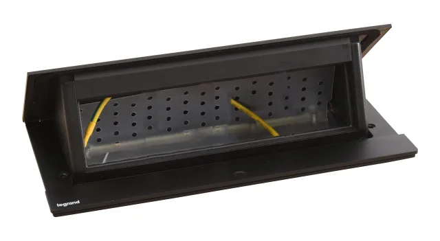 Legrand Incara pop-up power module — IP20, Black — 654810