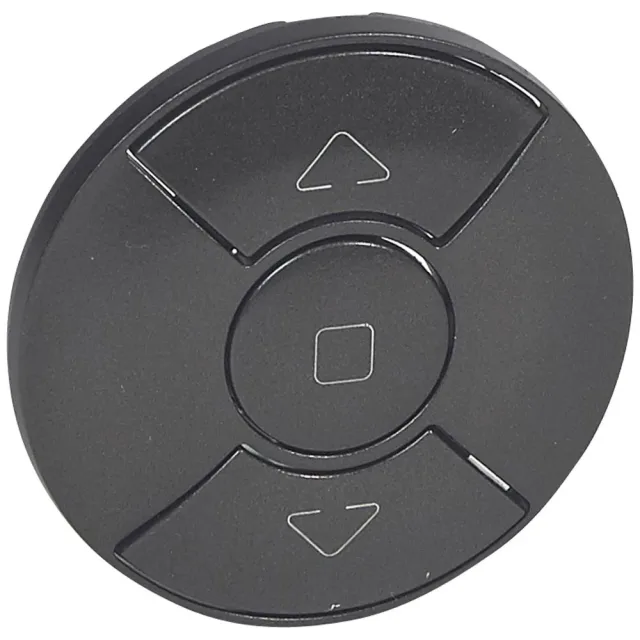 Legrand Céliane cover plate — Black — 067953