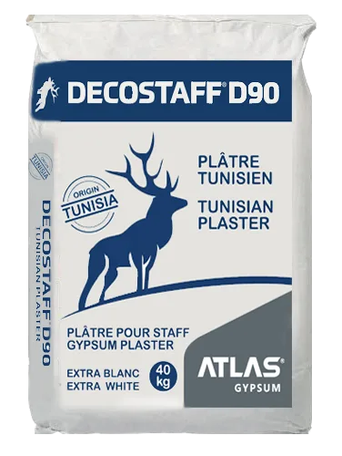 UNIPLATRE DECOSTAFF D90 ATLAS GYPSUM plaster – 40 kg