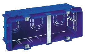 6-module rectangular flush-mounting box — SOMEF 2506MG