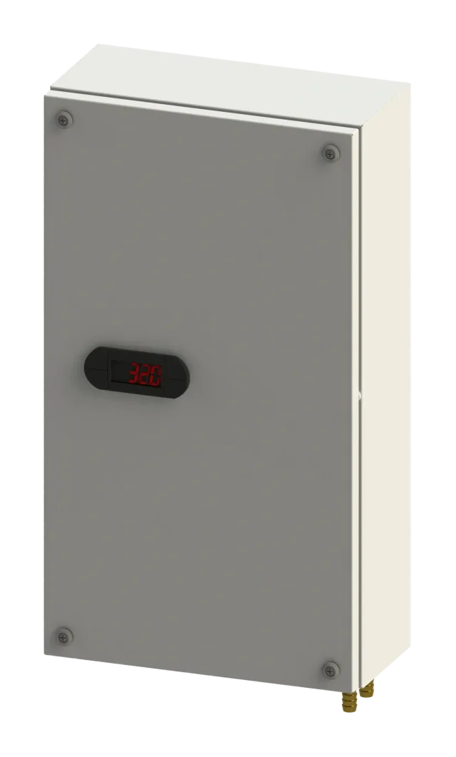 Air/water heat exchangers for electrical enclosures