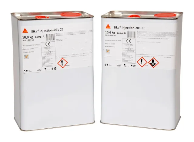 Sika® Injection-201 CE — Polyurethane resin for permanent injection waterproofing