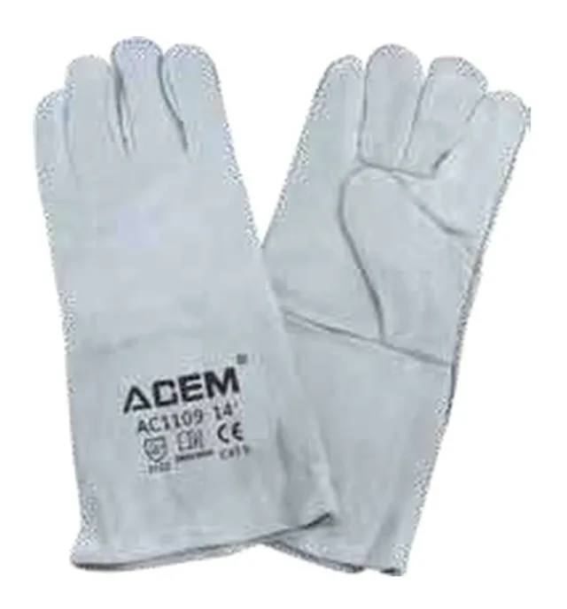 Welding gloves in leather all split cowhide — 121109
