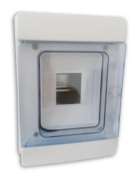 Coffret plastique apparent 2-4 modules etanche IP65 — SOMEF IP65/04
