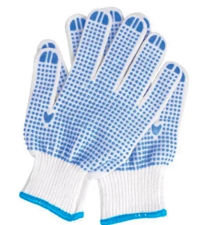 Gants en coton à picots PVC Prestige 8003
