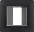 STIEL ALPHA IP55 square weatherproof flush holder carbon black