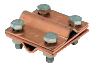 Cross clamp for earth round