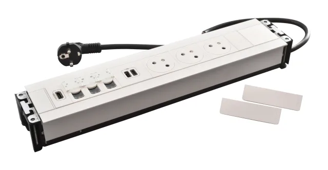 Legrand Incara furniture power module — 250V, IP20, White — 654861