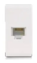 Socket telephone 4 contacts RJ11 keystone antibacterial 43 — SOMEF 436024K