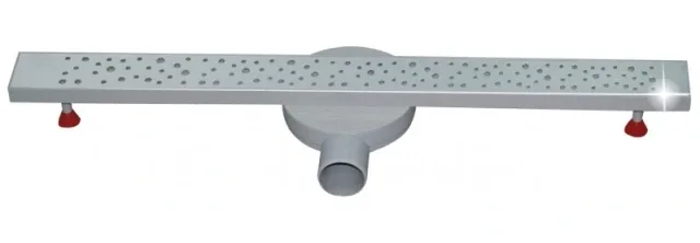 Caniveau de douche inox-Slim orientable L700 Bubble 316L EJIM JSB1042