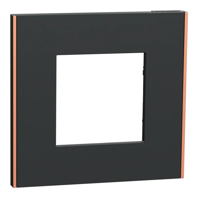 Plaque de finition New Unica NU600241 — anthracite / cuivre