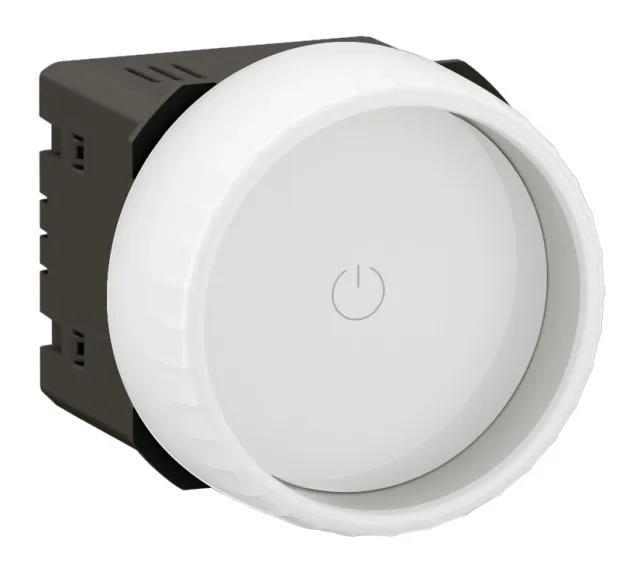 Variateur Rotary Céliane avec ou sans Neutre 200W LED avec enjoliveur Blanc — Legrand