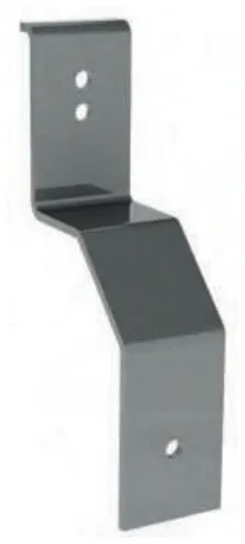 Internal modularity — Front horizontal fastening bracket for cable ducts