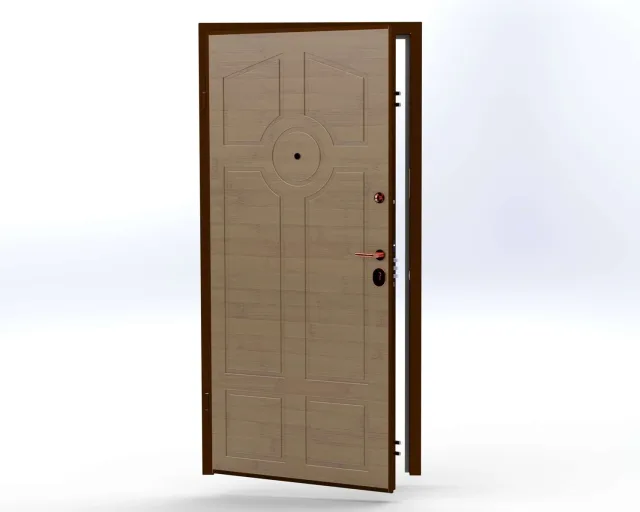 Porte blindée renforcée — 15 points d’ancrage