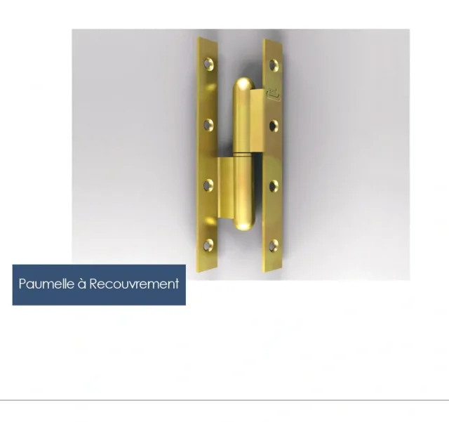 Rebated steel lift-off hinge
