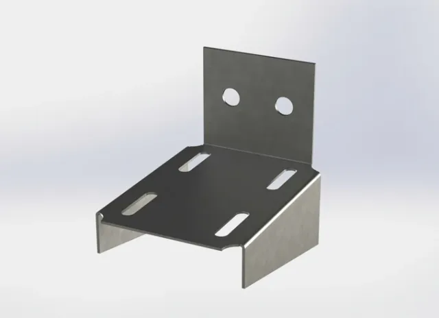 Wall bracket for cable tray 125 — CONSCC125