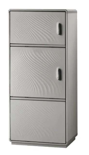 Armoire de voirie Grafi7 Largeur 685 mm — Deux compartiments avec socle intégré