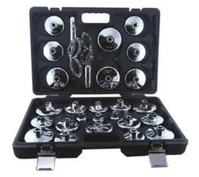 Boxed set of oil filter wrenches — 121307
