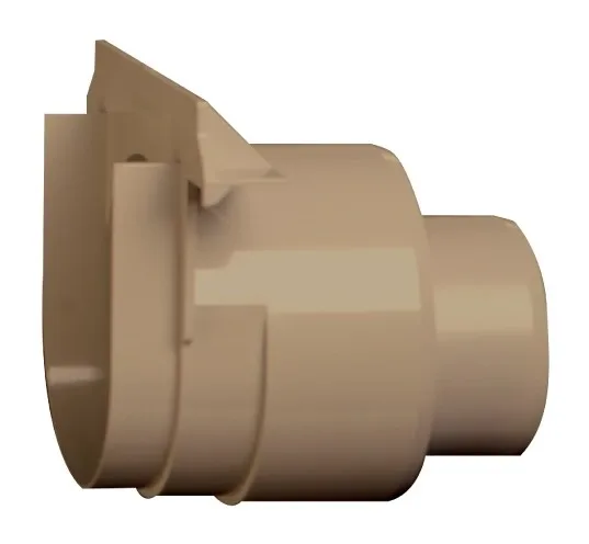 Garage channel outlet end cap caramel — EJIM JCA4007