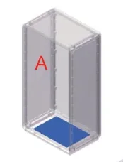Accessoires et pièces de rechange Grafi7 Largeur 685 mm — plaque de fermeture de fond
