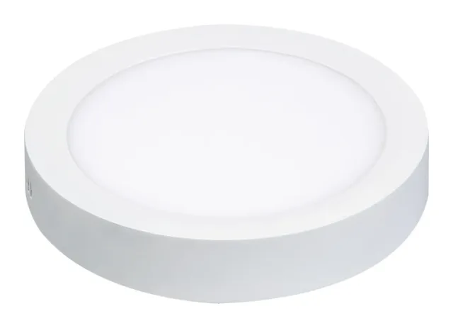 Panneau LED 12 W rond apparent — PLR1227APP