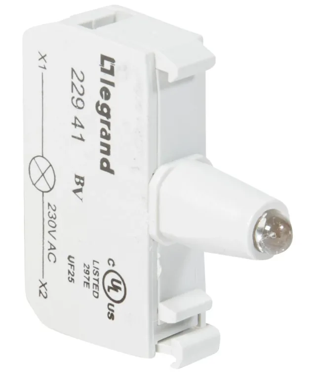 Bloc pour tête lumineuse Osmoz raccordement à vis – 230V~ – rouge — Legrand