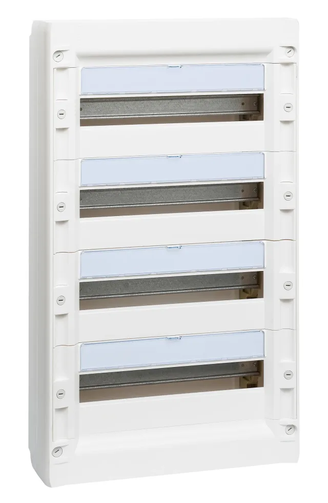 Legrand XL³ 125 enclosure — H 750mm x W 450mm x D 128mm, 4 rows, 18 modules, IP30 — 401614