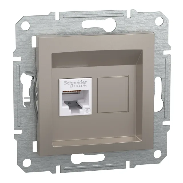 Prise RJ45 Asfora EPH4700169 — bronze