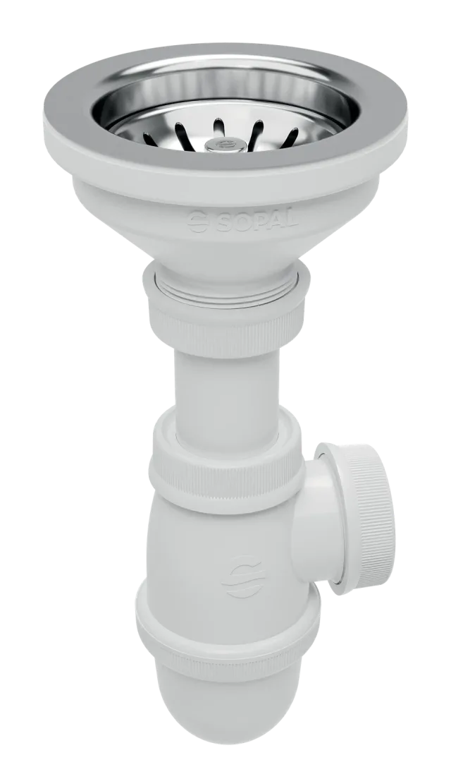 Stainless steel sink drainage assembly single-bowl standard Classic — SOPAL