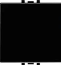 STIEL ALPHA 16AX 250V wide-rocker one-way switch black